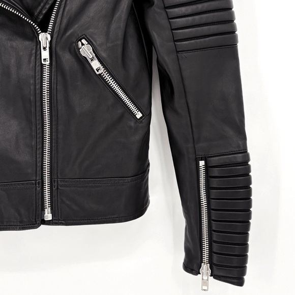 DAUNTLESS NYC | Vegan Leather Moto Biker Jacket in Black | S - Picture 8 of 14